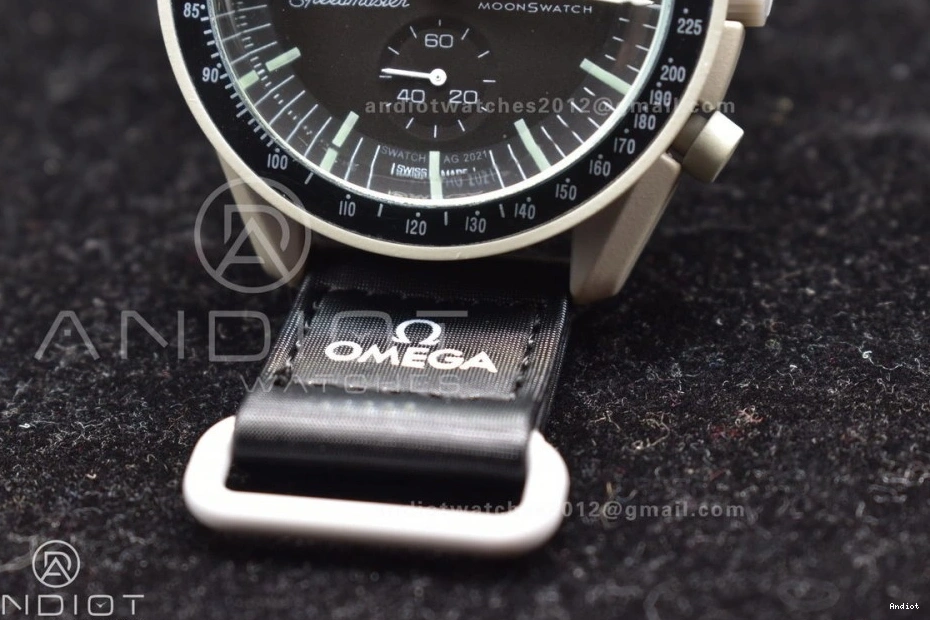 Bioceramic Strap Nylon Moon on Mission The Quartz Swatch Omega to Moonwatch x 0108